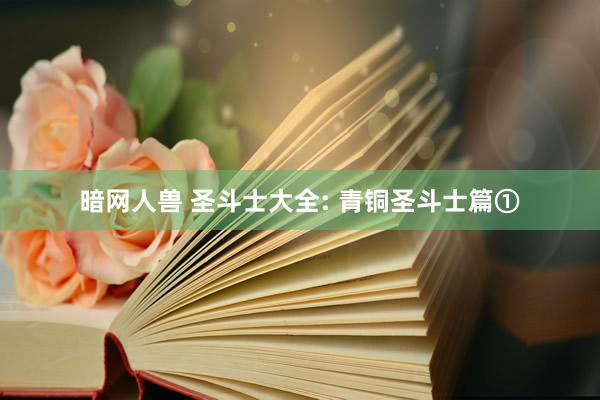 暗网人兽 圣斗士大全: 青铜圣斗士篇①